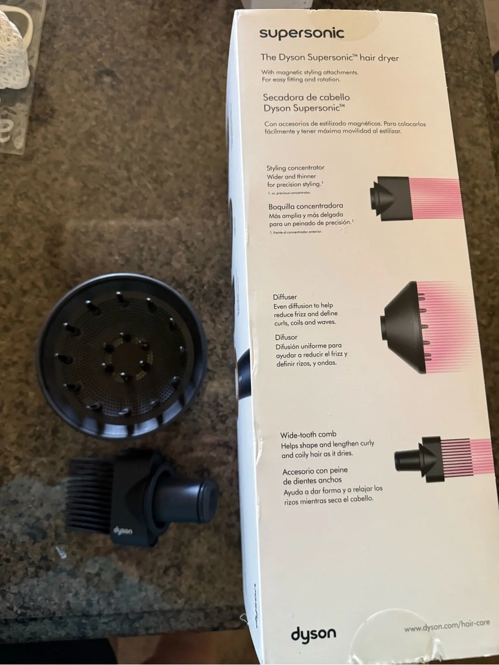 Dyson Supersonic Hair Dryer Attachments